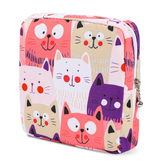 KALIONE Sanitary Napkin Storage Bag, Sanitary Holder Bag, Period Pouch Period Bag, Portable Storage Bag for Sanitary, Reusable Period Pouch for Teen Girls, Pads Bags Pad Holder for Teens
