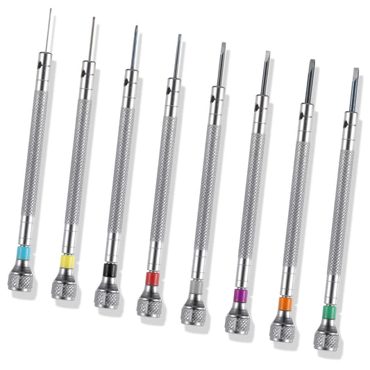 8 PCS Watch Screwdriver Set, 0.6-2.0mm Micro Precision Screwdriver Set Jewelers Screwdrivers Sets for Jewelry, Eyeglasses, Sunglass, Watch Repair, Electronics