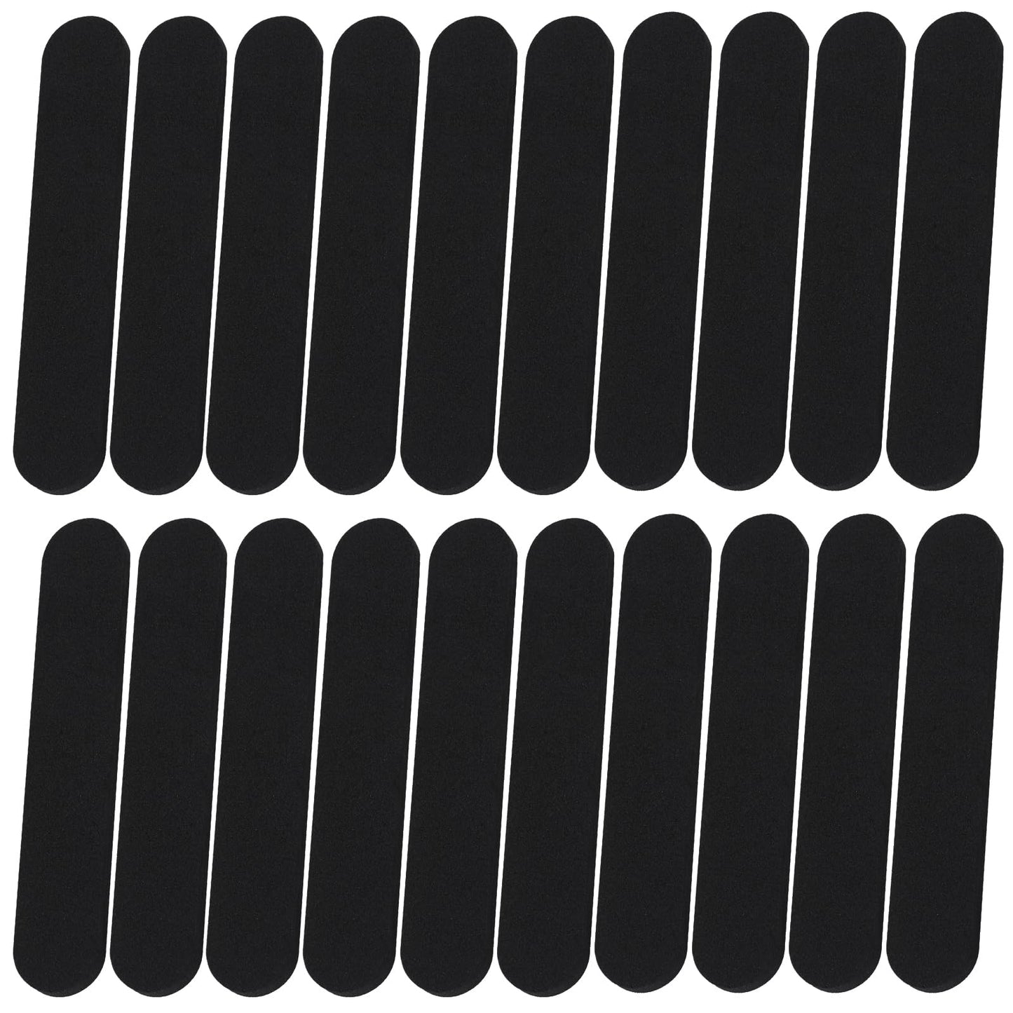20 Pcs Hat Size Reducer Tape Foam Reducing Tape for Hats Caps Sweatband Hat Inserts to Make Smaller Hat Sizing Tape for Men and Women (Black)