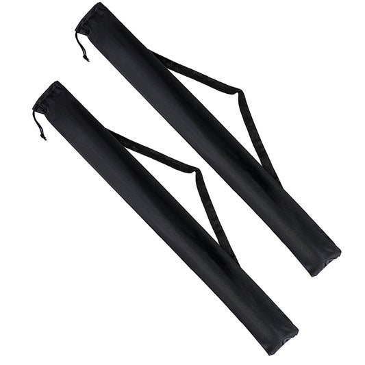 2Pcs Pool Cue Case Pool Stick Bag,Pool Stick Case for 1/2 Billiard Cue Stick Case,35 Inches Long Snooker Storage Carrying Bag,Billiard Cue Cases Soft Cue Stick Case Bag Black (Holds 1 Butt / 1 Shaft)