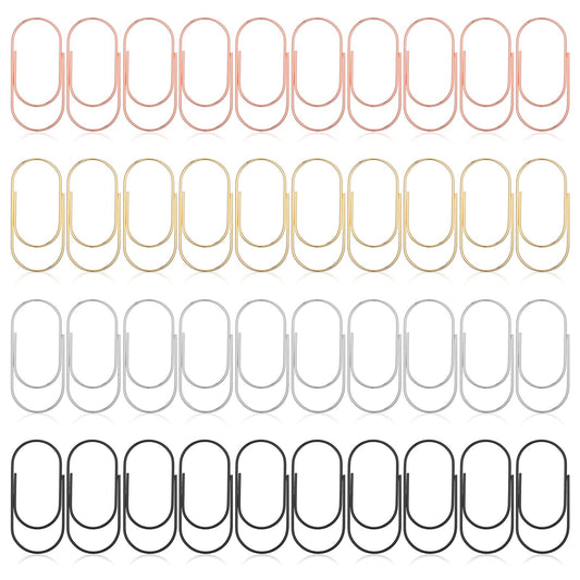 Psiriol 40Pcs Jumbo Paper Clips, 2 inch Large Paper Clips Planner Clip