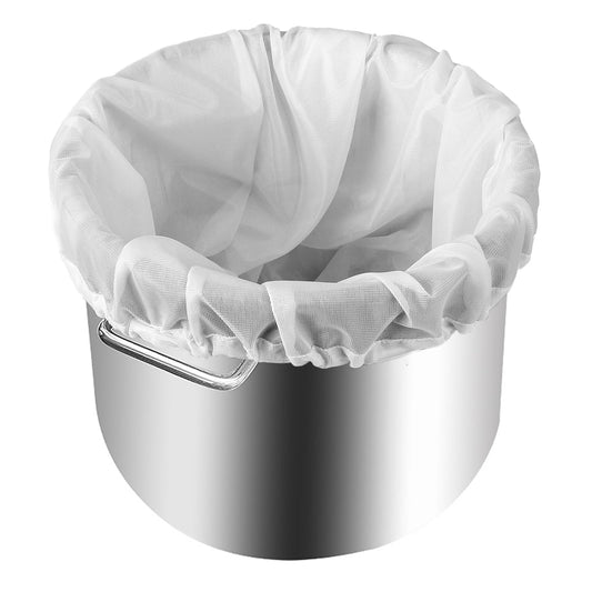 22" x 26" Brew Bags Reusable Straining Bag Extra Large Strainer Bag Fine Mesh Bag Drawstring Cheese Cloth Bag Brew in a Bag Cold Brew Filters White Wine Making Supplies for Beer Wine