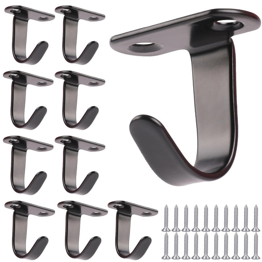 KALIONE Stainless Steel Screw Mounted Ceiling Hooks Heavy Duty Coat Hook Hanger
