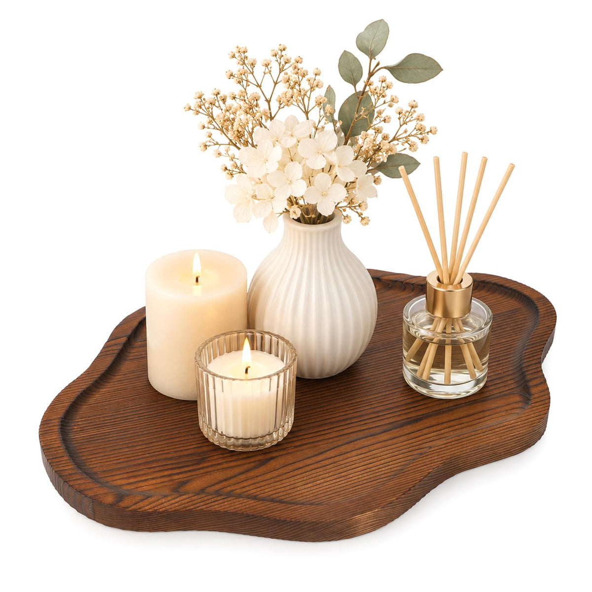 Decorative Tray, Wooden Trays for Display, Trinket Tray for Perfume, Rings