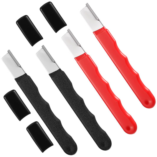 4pcs Garden Tool Sharpener, Pocket Blade Sharpener, Multipurpose Pocket Knife Sharpeners, Garden Shears Sharpeners for Hatchets Scissors Sickle Fence Shears