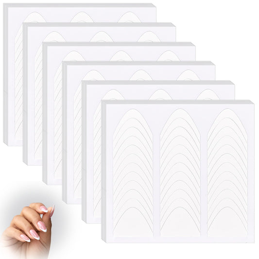 2178 PCS French Manicure Strips Nail Strips French Manicure Kit French Tip Nail Guides French Nail Sticker Nail Stencil Self Adhesive French Tip Tool for DIY Manicure Decorations