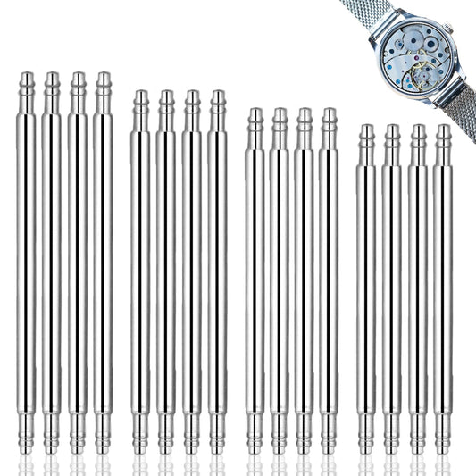 KALIONE 16 pcs Watch Strap Spring Bars Pins, Watch Strap Pins Watch Spring Bar Tool Spring Bars Watch Pins Watch Link Removal Pin for Watch Repair Replace