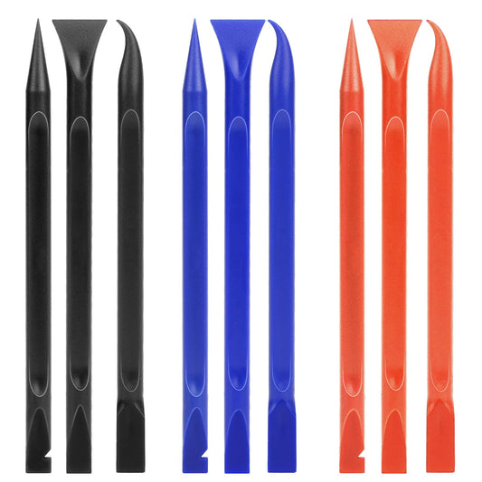 Carbon Fiber Plastic Scraper,9 Pcs Small Scraper Tool Plastic Scraper Tool Multi-Purpose Scraper Pen-Shaped Scraper Tool Non-Scratch Cleaning Tool for Tight Spaces, Kitchen, Crevices, Food, Paint