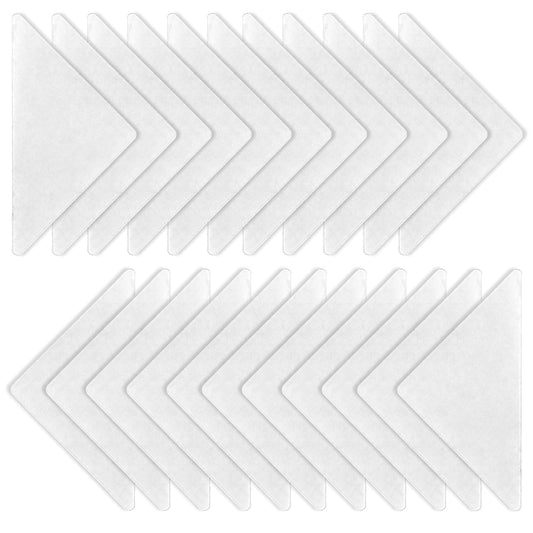 KALIONE 120 Packs Collar Stays, PVC Shirt Collar Stays, Shirt Collar Stiffeners, No Curl Collar for Shirt Stays, Self Adhesive Shirt Stays for Men, Anti-Warpage Edge Shirt Stays for Men Women White