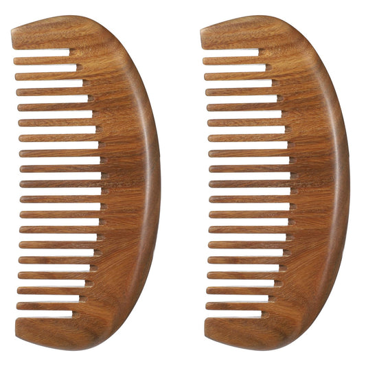 2 Pcs Wooden Labour Comb, Birthing Comb Sandalwood Birth Combs Can be used with Anxiety Relief, Natural Pain Relief, Stress Reliefs for Pregnant Women