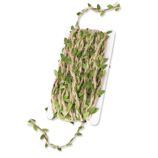 Mozeat Lens Artificial Vines 10m, Eucalyptus Leaf Garland for DIY Crafts, Home Decor, Olive-green, 1pcs/roll