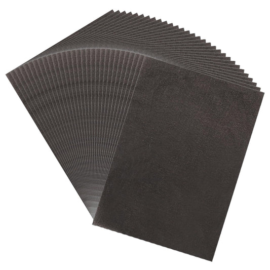 30Pcs Black Carbon Paper, Transfer Paper, Tracing Paper for Drawing Trace Paper, A4 Carbon Paper Trace Paper Copy Paper, Translucent Clear Carbon Paper for Printing (8.3x11.7inch)
