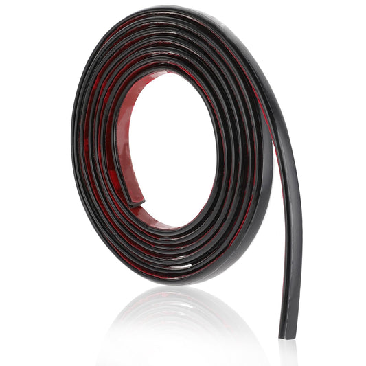 16.4ft Peel and Stick Molding Trim BlackMolding Trim Peel and Stick Flexible Mirror Border Design Wall Ceiling Floor Cabinet Tile Moulding(Black)