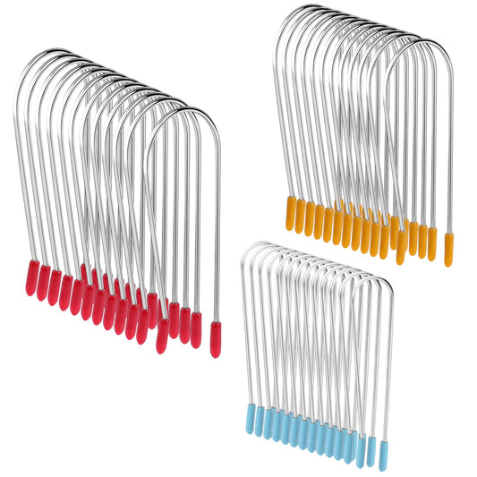 Hot Curler Clips Replacement Kit,40 Pieces Hot Roller Clips for Electric Rollers Travel Hot Roller Securing Pins Fits 1¼”,1",¾ "Size Hair Hot Rollers with Storage Box (16 PCS 1¼”,12 PCS 1",12 PCS ¾ ")
