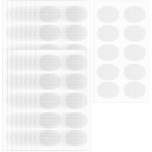 200Pcs Earring Lobe Support Patches, Invisible Earring Stickers for Heavy Earrings, Earring Lobe Support Patches, Ear Patchs Ear Stickers to Stick Ears Back, Earrings Support Pads Large Earring Patche
