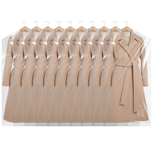 15 Pack Clear Dry Cleaning Bags 35.4 Inch Plastic Garment Bags for Hanging Clothes Clothes Covers Dust-proof Clothing Protector Covers for Home Storage Clothing Stores Travel