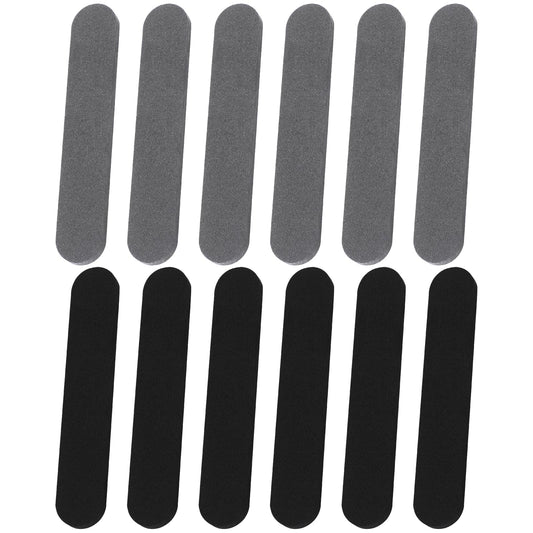 12 Pcs Hat Size Reducer Hat Reducing Tape Foam Reducing Tape for Hats and Caps Hats Tape Caps Sweatband Hat Sizing Tape for Men and Women (Grey, Black)