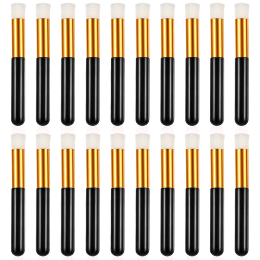 lash brushes, 20Pcs Lash Shampoo Brush Lash Cleaning Brush, Nose Pore Deep Cleaning Remover Tools Eyelash Extensions Lash Cleanser Facial Cleansing Blackhead Washing Brushes for women and men (Black)