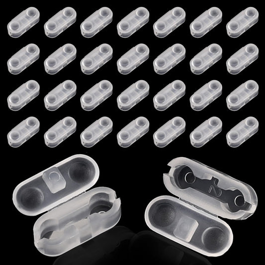 30 Pcs Chain Connectors Roller Blinds Cord Clips Shade Bead Chain Connector Replacement Clear Plastic Blinds Ball Chain Cord Connectors Vertical Roman Roller Blind Ball Chain Cord Connector Clips