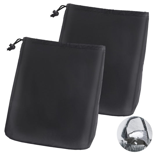 2pcs Auto Side Mirror Snow Cover Sun Shield Cover, Frost Guard Mirror Cover Auto Rearview Protection Covers Snow Ice Dust-proof Waterproof Auto Rear View Mirrors for SUV Sedan Truck Van