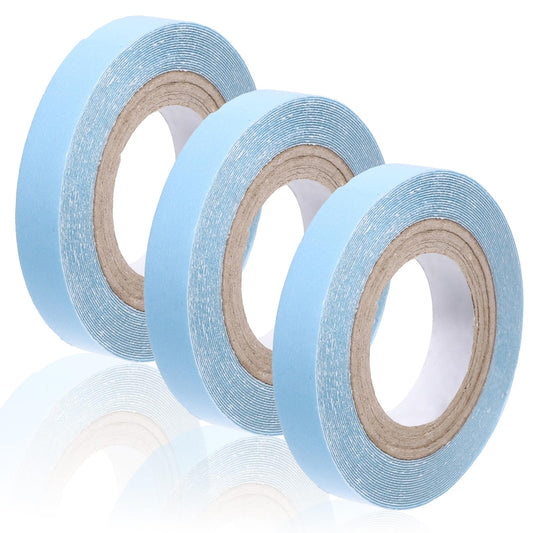 Bruislard 3 Roll Hair Extension Tapes Wig Tape Double Sided, 8mm*3m