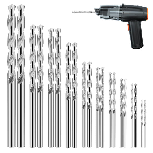 20 Pcs Diamond Twist Drill Glass Drill Bits for Glass, Heavy Duty High Speed Glass Drill Bits for Tile Jewelry, 0.8 mm 1.0 mm 1.2 mm 1.5 mm 1.8 mm 2.0 mm 2.5 mm 3.0 mm 3.5 mm 4.0 mm