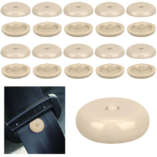 10 Sets Seat Belt Stop Button Universal Seatbelt Clips Seat Belt Stop Buttons Plastic Seatbelt Stopper Retainer Buckle Clips Prevent Seatbelt Buckle From Sliding Down