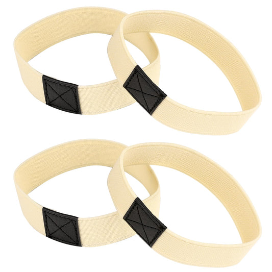 KALIONE 2 Pairs Detachable Shoe Straps for Heels, Elastic Shoe Straps, High Heels Shoe Straps Shoelaces, Replacement Ankle Straps for Heels, Anti-Loose Shoelace Accessories for High Heels Pumps, White