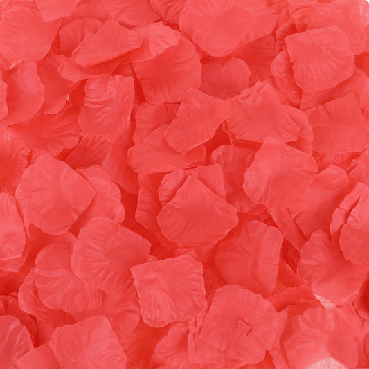 Hariendny 1000 PCS Artificial Silk Rose Petals Artificial Silk Flower Petals Red Fake Petals Emulation Rose Pedals Flower Petals to Throw Wedding for Hotel Home Parties Anniversaries Wedding