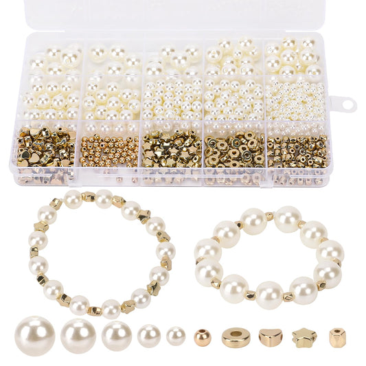 Mozeat Lens 720Pcs Bracelet Making Kit Beads for Bracelets Beads for Jewelry Making Bracelet Charms Charms for Jewelry Making String Crystal Beads for Bracelets Making Kit for Jewelry Making Supplies