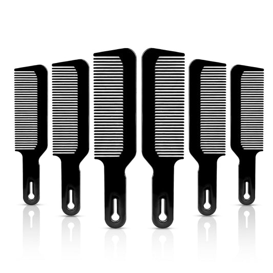 Barber Combs, 8.66 Inch Clipper Combs All Purpose Barber Heat Resistant Hair Cutting Combs for Clipper Cuts, Men Stylists, Home Salon, Barber Combs Professional For Hair Stylist, Black Clipper Over Co