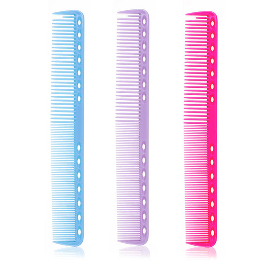 3Pcs Cutting Carbon Combs for Hair Stylist Haircutting Carbon Fiber Combs Barber Comb Hair Stylist Professional Heat Resistant Comb Medium and Fine Tooth All Purpose Combs for Man Woman Clipper Cuts