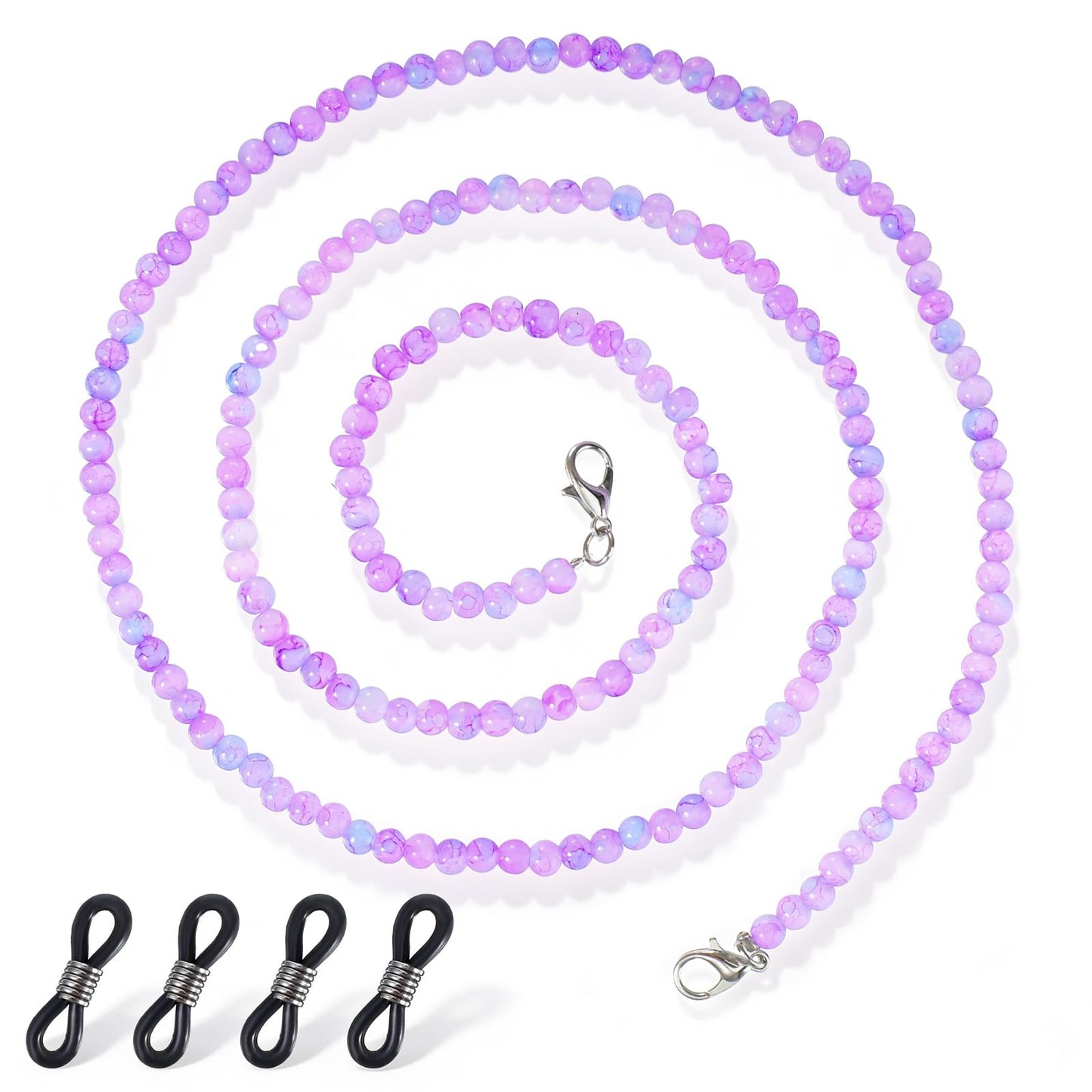 Xthrotsenk Glasses Chain for Women Eyeglass Chain Beaded Glasses Chains Eyeglasses Holders Around Neck Sunglasses Holder Strap