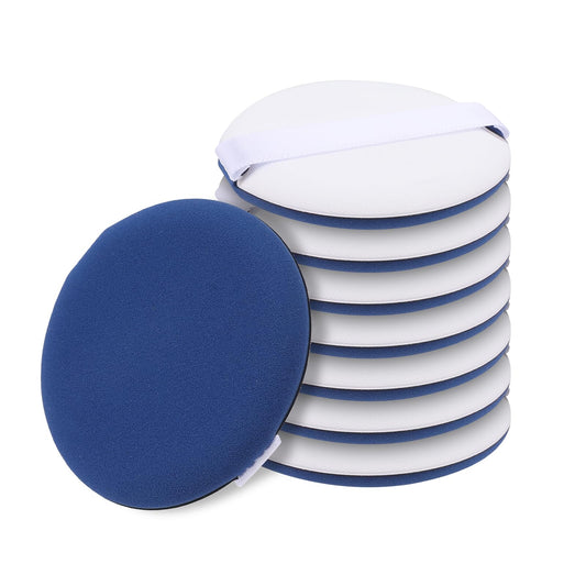8 Pcs Powder Puffs for Face Powder Cosmetic Soft Sponge Small Round Setting Powder Puff Soft Velour Powder Puff for Face Makeup Tools for Loose Powder