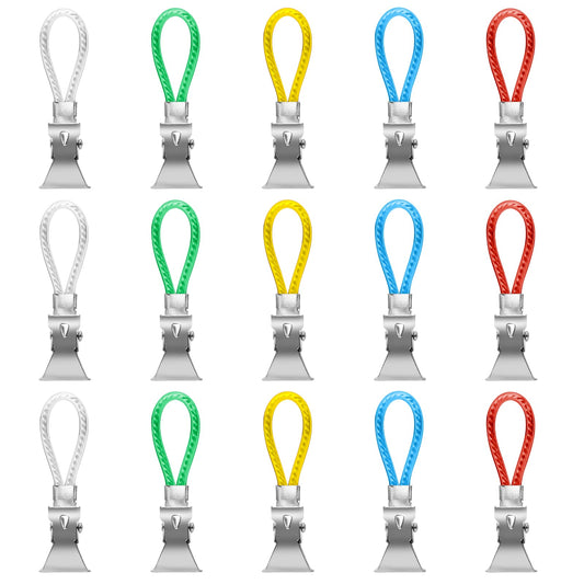 Mozeat Lens Metal Hanging Towels Clip,Kitchen Towels Clip TeaTowel Clips for Hanging with Loop Cloth Hook Clip Hangers for Home Kitchen Bathroom Cupboards Hanging Towels
