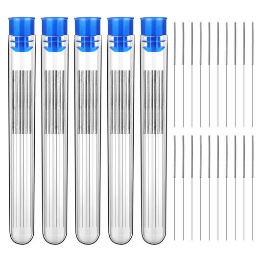3D Printer Nozzle Cleaning Kit, 100 Pcs 0.4 mm Stainless Steel Nozzle Cleaning Needles for 3D Printing Accessories, Improved Printing Performance