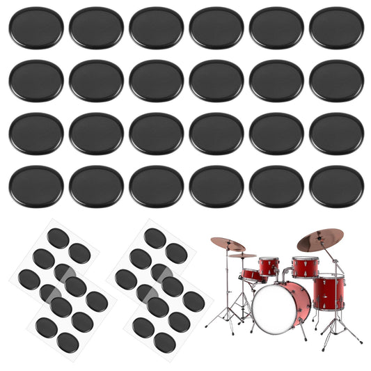 48 Pcs Moon Gel for Drums Drum Gel Pads Drum Accessories Drum Dampeners Gel Pads Drum Mute Pads Silicone Drum Mute Gel Drum Dampeners Drum Dampener Gels Drum Accessories for Drums Control