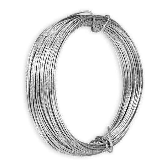 98 Feet (30m) Picture Hanging Wire Heavy Duty Metal Hanging Wire Metal Wire Photo Frame Hanging Wire for Photo Frame Mirror Artwork Clock, 0.7mm/0.03inch