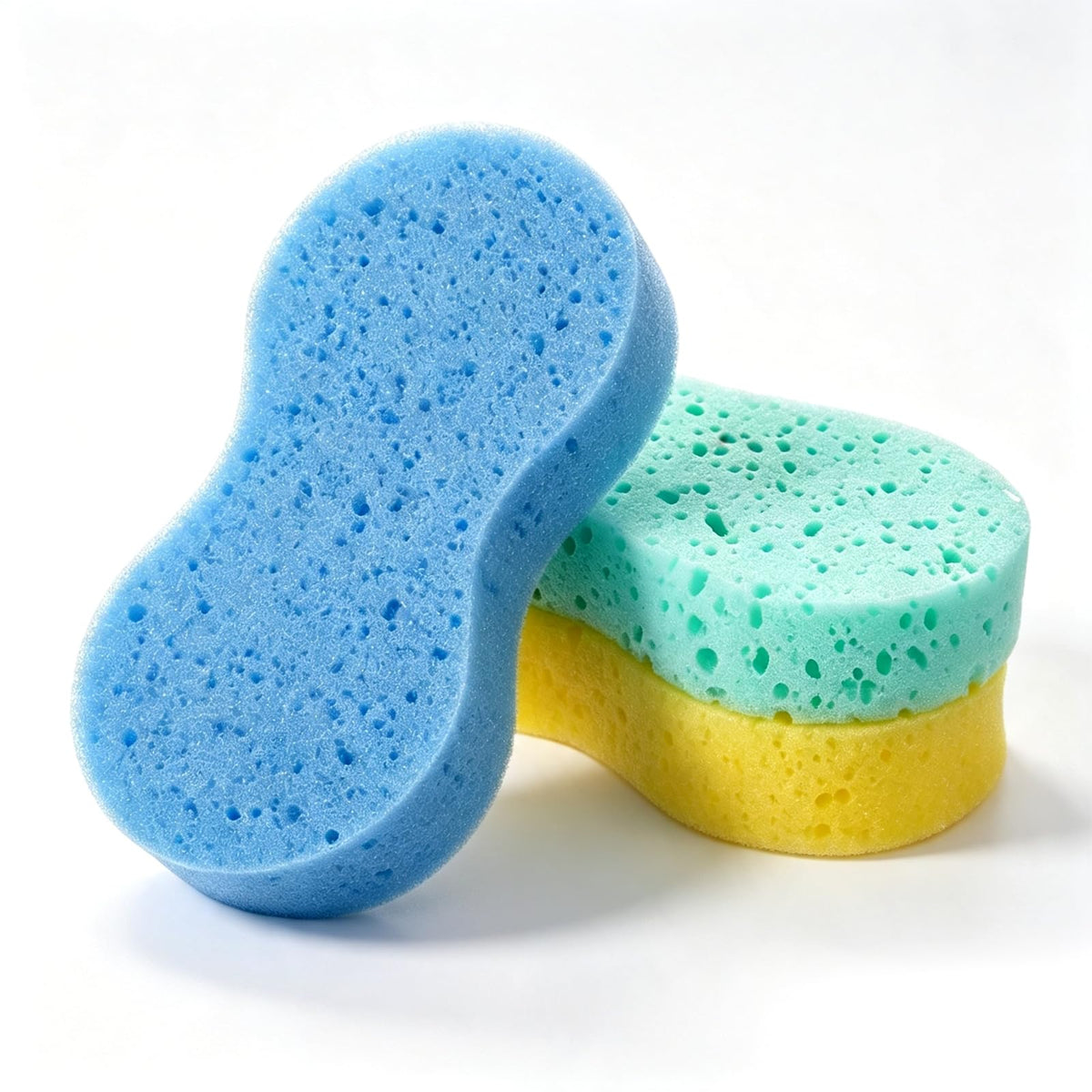 Car Wash Sponge Large Sponges Vacuum Compressed Cleaning Sponge, 3 Pcs
