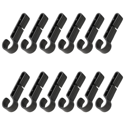 12 Pcs Hardhat Headlamp Clips Non-slip Helmet Clip Helmet Hook Hard Hat Light Clip Hard Hat Headlamp Accessory LED Light Helmet Clips Easily Mount Headlamp on Narrow Helmet Light Clips for Headlamp