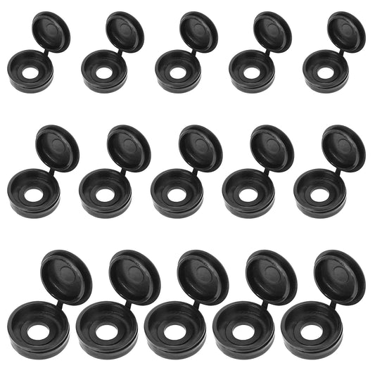 120pcs Screw Cover Caps 4mm/5mm/6mm Plastic Screw Cover Caps Black Screw Caps Black Plastic Screw Covers Plastic Cover Caps Screw Caps