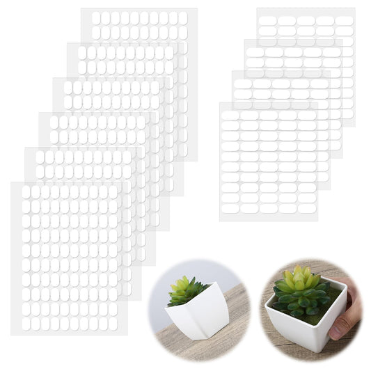 800 Pcs Mounting Putty Clear Sticky Tack, Double Sided Adhesive Poster Tacky, Removable Round Putty poster putty for Wall Pictures Hanging Poster Art Home Office Decor