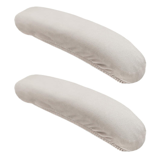 KALIONE Office Chair Armrest Covers, Office Removable Arm Rest Covering, Elastic Chair Armrest Covers, Office Seat Hand Rest Protector, Arm Covers Protectors for Office Chair(White)