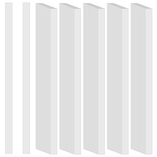 200 Pcs Perfume Paper Test Strips Disposable White Perfume Test Strips for Fragrances Scents Essential Oils Aromatherapy Testing (Flat Head)