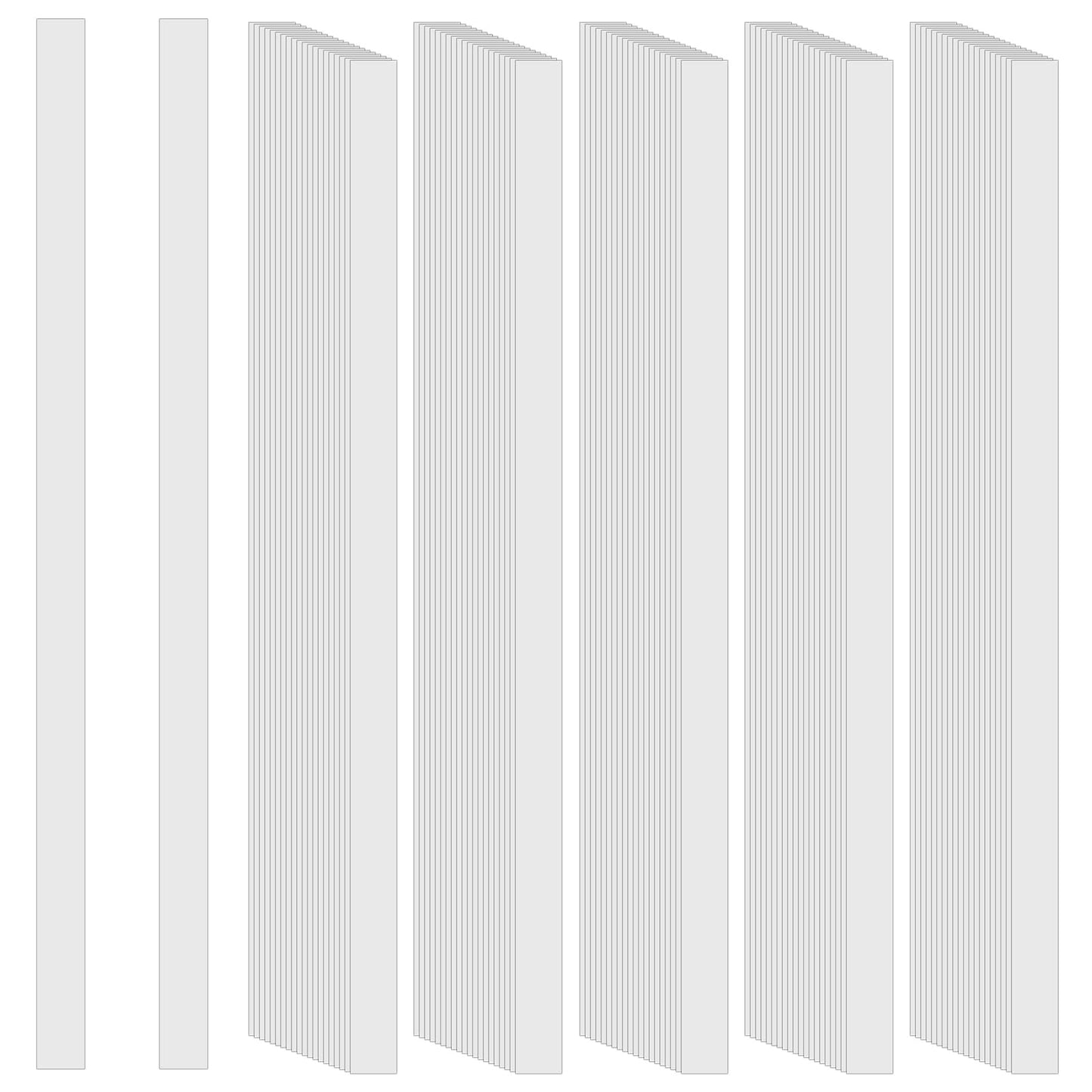 200 Pcs Perfume Paper Test Strips Disposable White Perfume Test Strips for Fragrances Scents Essential Oils Aromatherapy Testing (Flat Head)