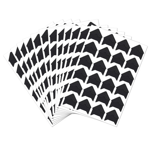 12 Sheets 288 PCS Black Photo Corners Self Adhesive Stickers, Acid Free Photo Picture Mounting Corners for Scrapbooks Supplies Memory Books DIY Picture Frames Album Journal Diary Organizer