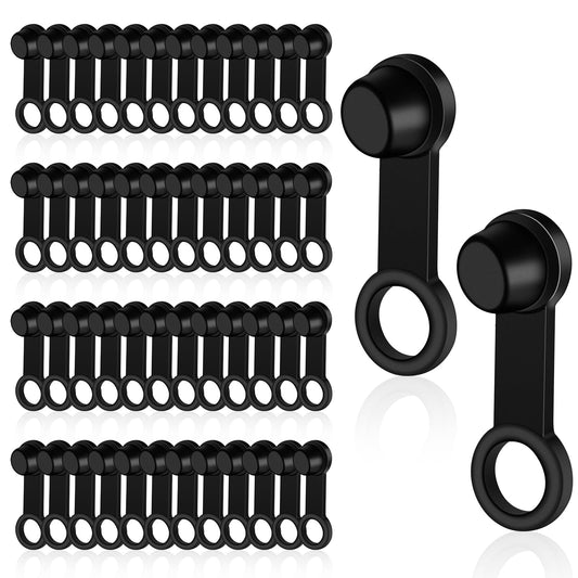 Pack of 50 Brake Bleeder Rubber Caps Dust Cover Brake Screw Caps Bleed Nipple Cap with Keeper Black Grease Nipple Cap Grease Cap Dust Cover for Cars Motorcycle