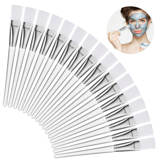 16Pcs Face Mask Brushes, Flexible Facial Mud Mask Applicator Brush, Soft Facial Application Brush for Skin Care Body Butter Applicator