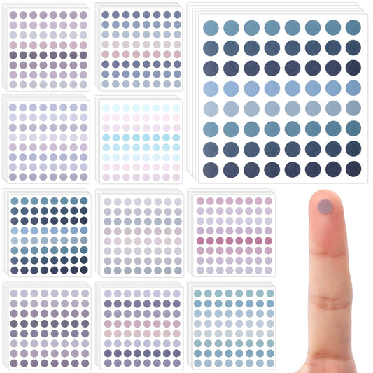 3200 Pcs Round Dot Labels Stickers Coding Stickers Labels 6mm Coloured Self Adhesive Circle Dot Labels Circle Dot Stickers for DIY Crafts Gift Bags Cards Envelope, 80 Colors, 50 Sheets