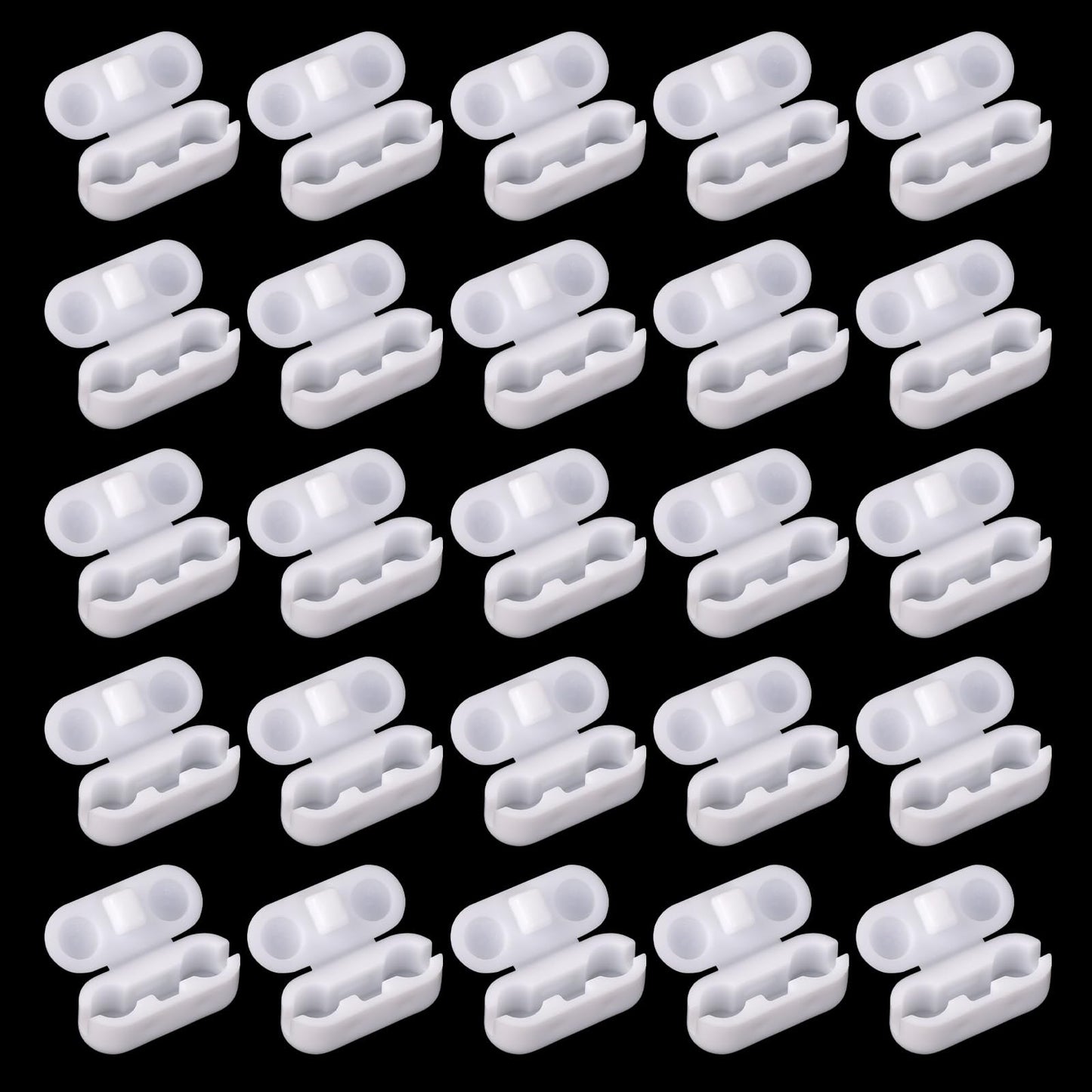 Pack of 50 Roller Blind Chain Connectors Chain Clips for Vertical Blinds Ball Chain Clip for Home Kitchen Bathroom Room Window Roller Blind Chain Connector Ball Chain Connector